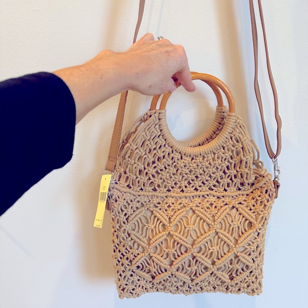 ❤️ Crossbody macrame bag! 🆕 Versatile summer bag!